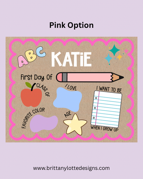 Custom Back to School Mini Banners