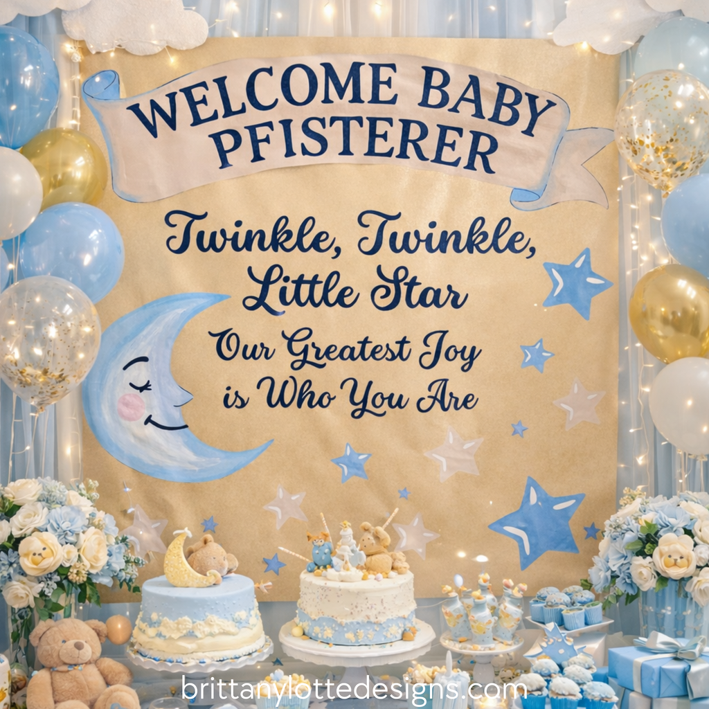 Custom Baby Shower Banner