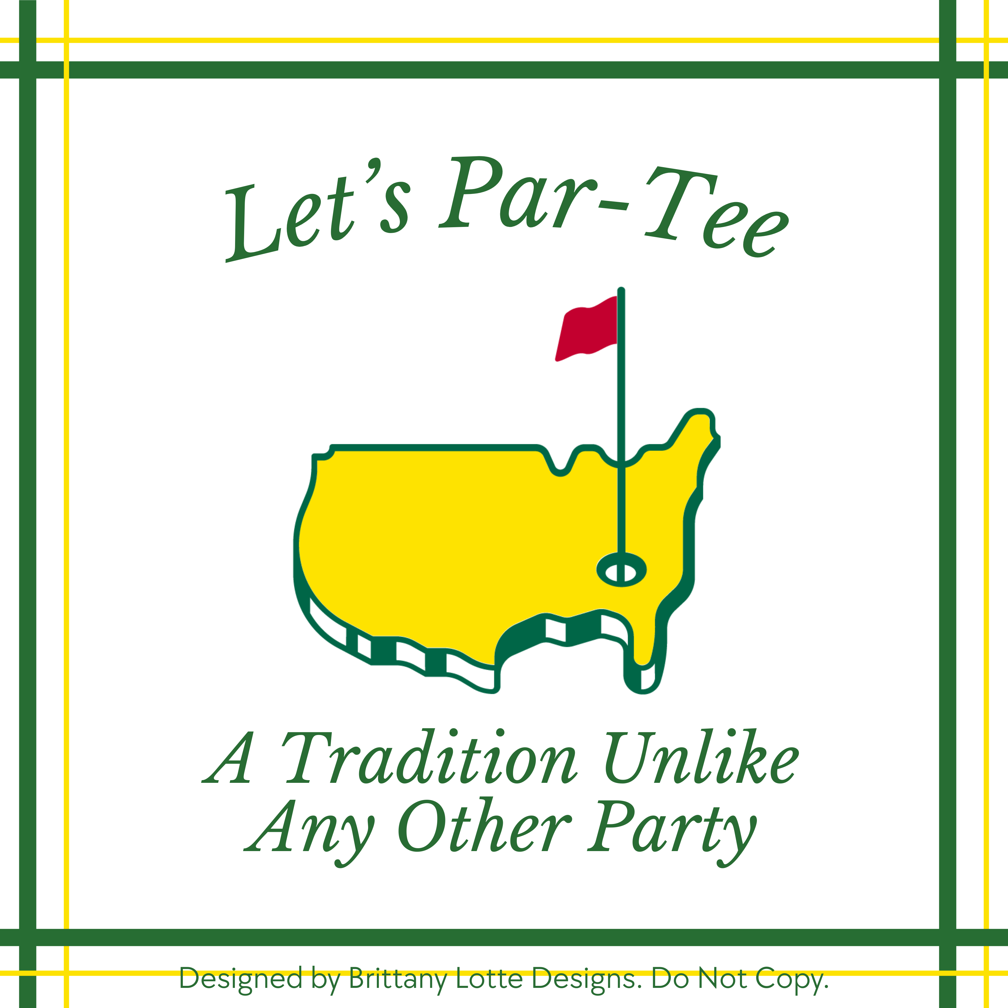 Pre-Designed Master’s Party Banners