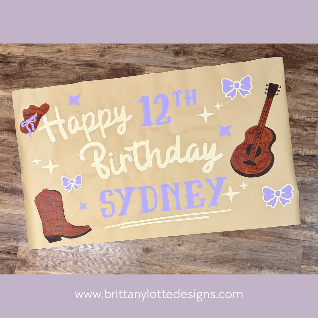 Custom Birthday Banner