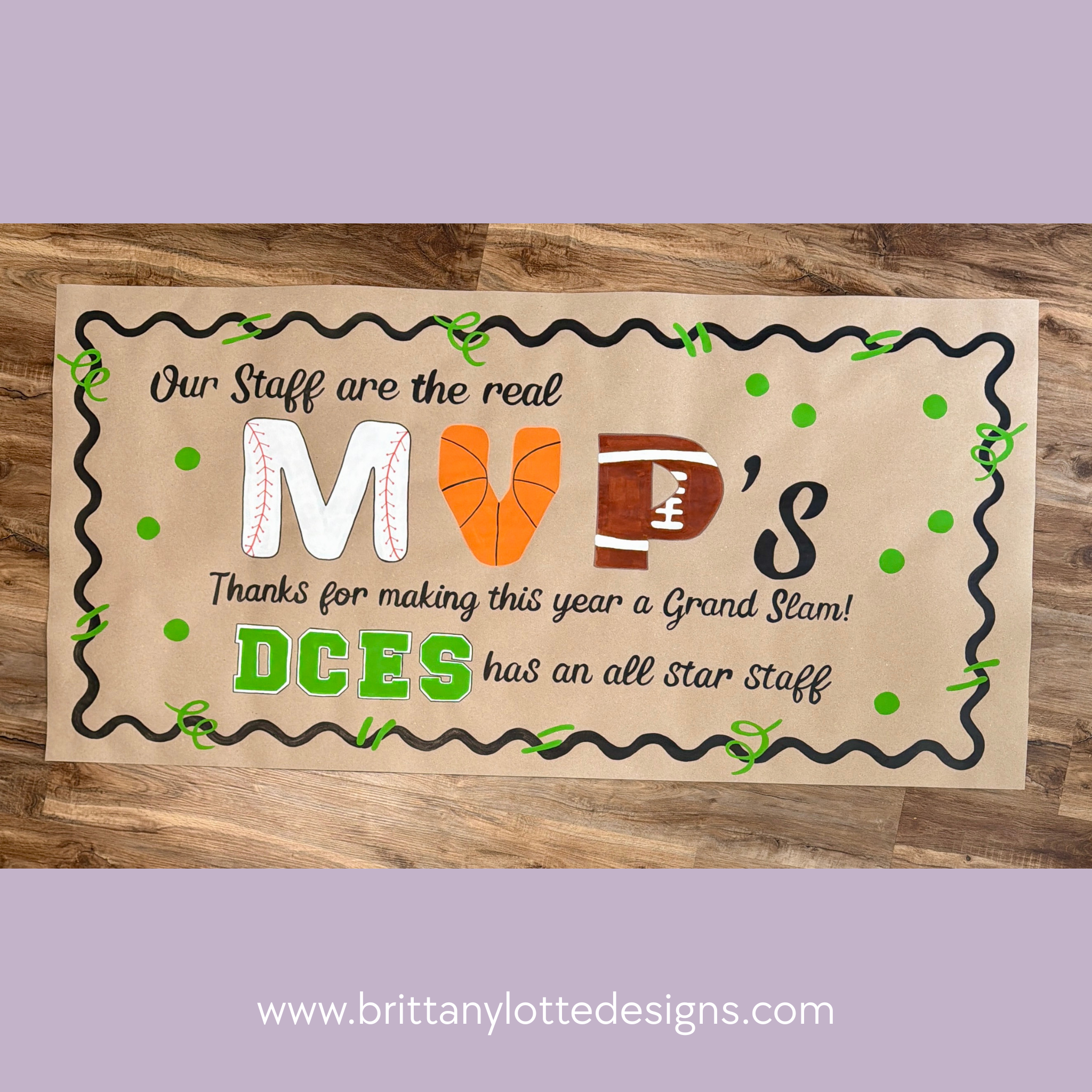 Custom Teacher Appreciation Banner