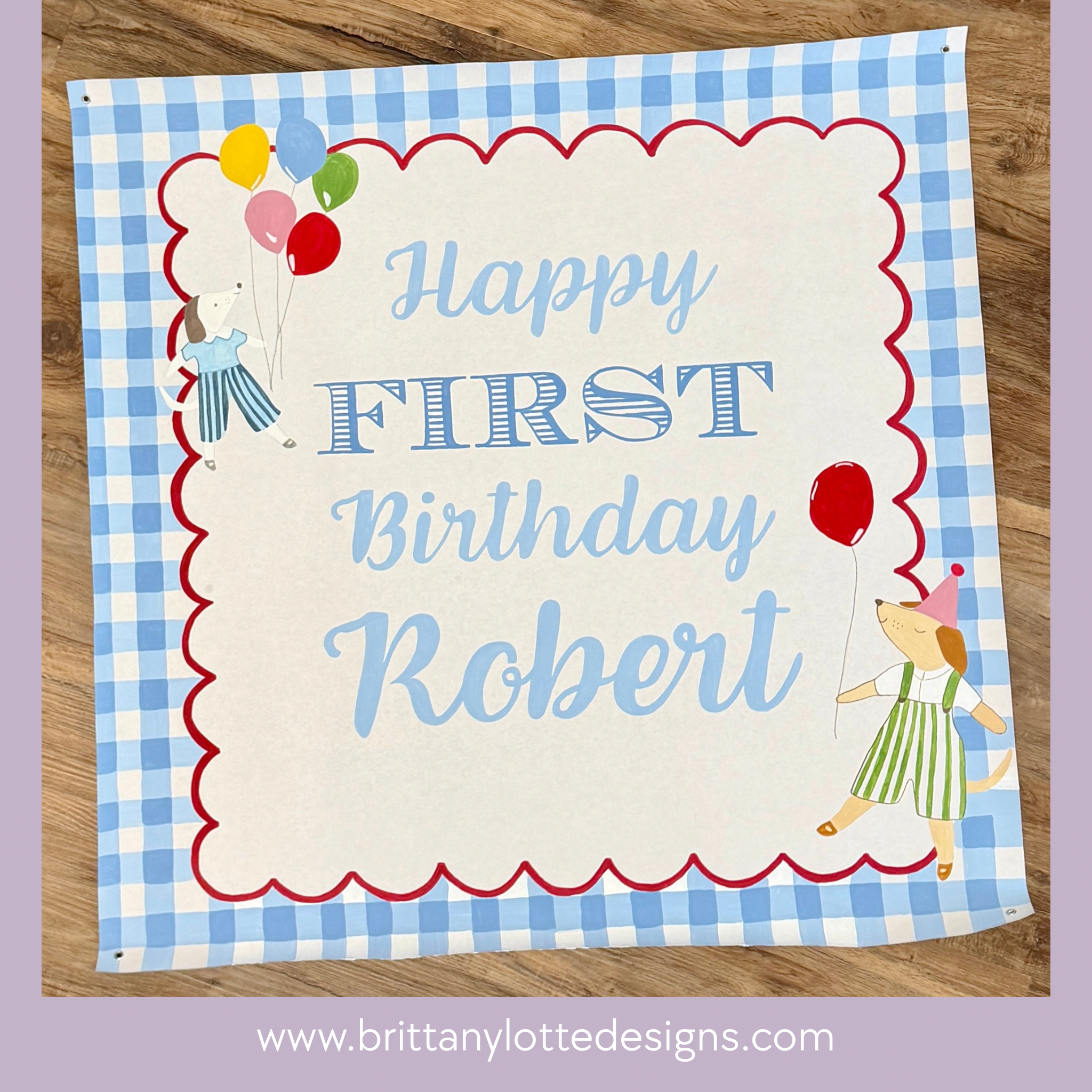 Custom Birthday Banner